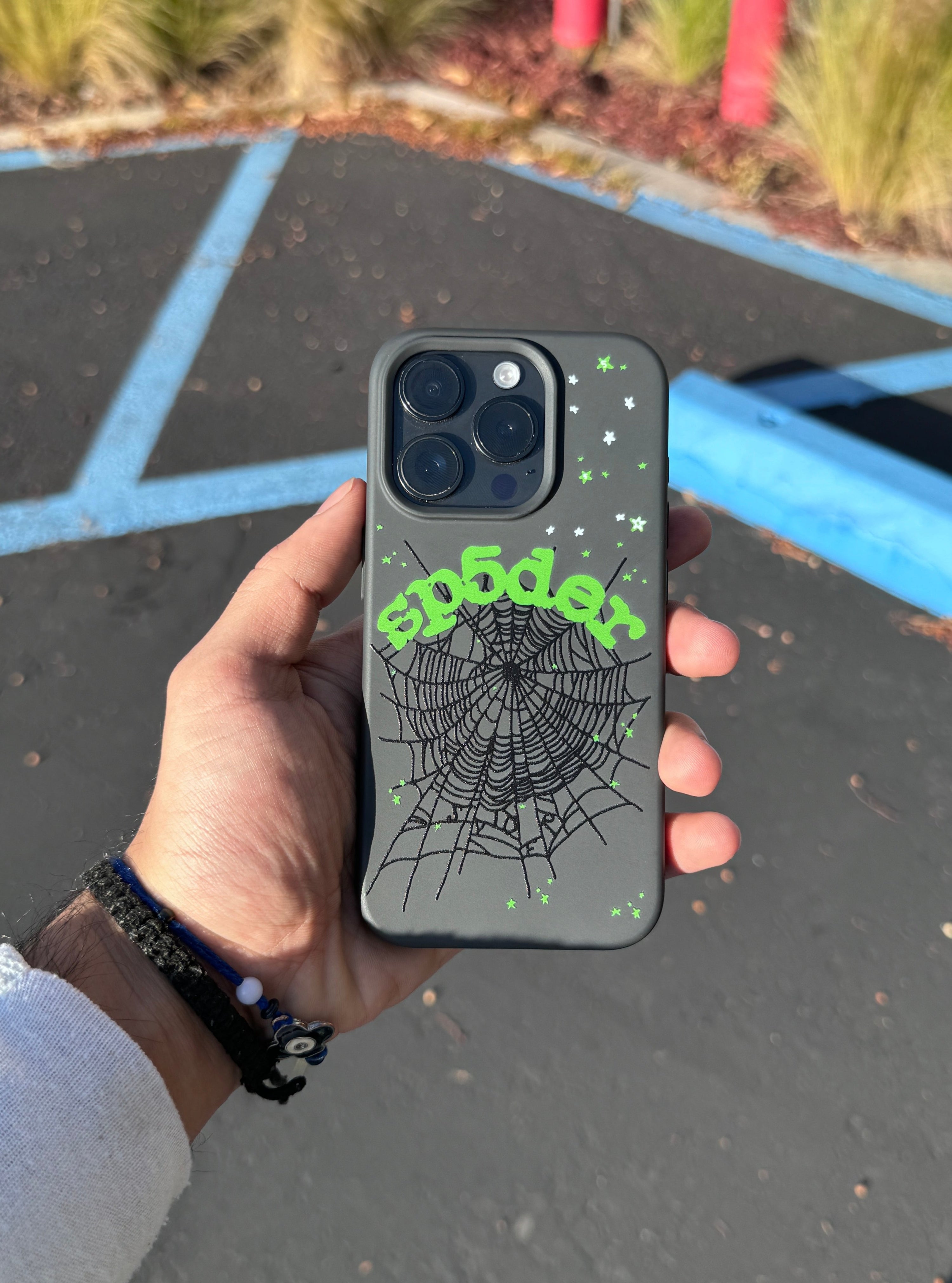 Green/Gray Spider Case Green/Gray Spider Case