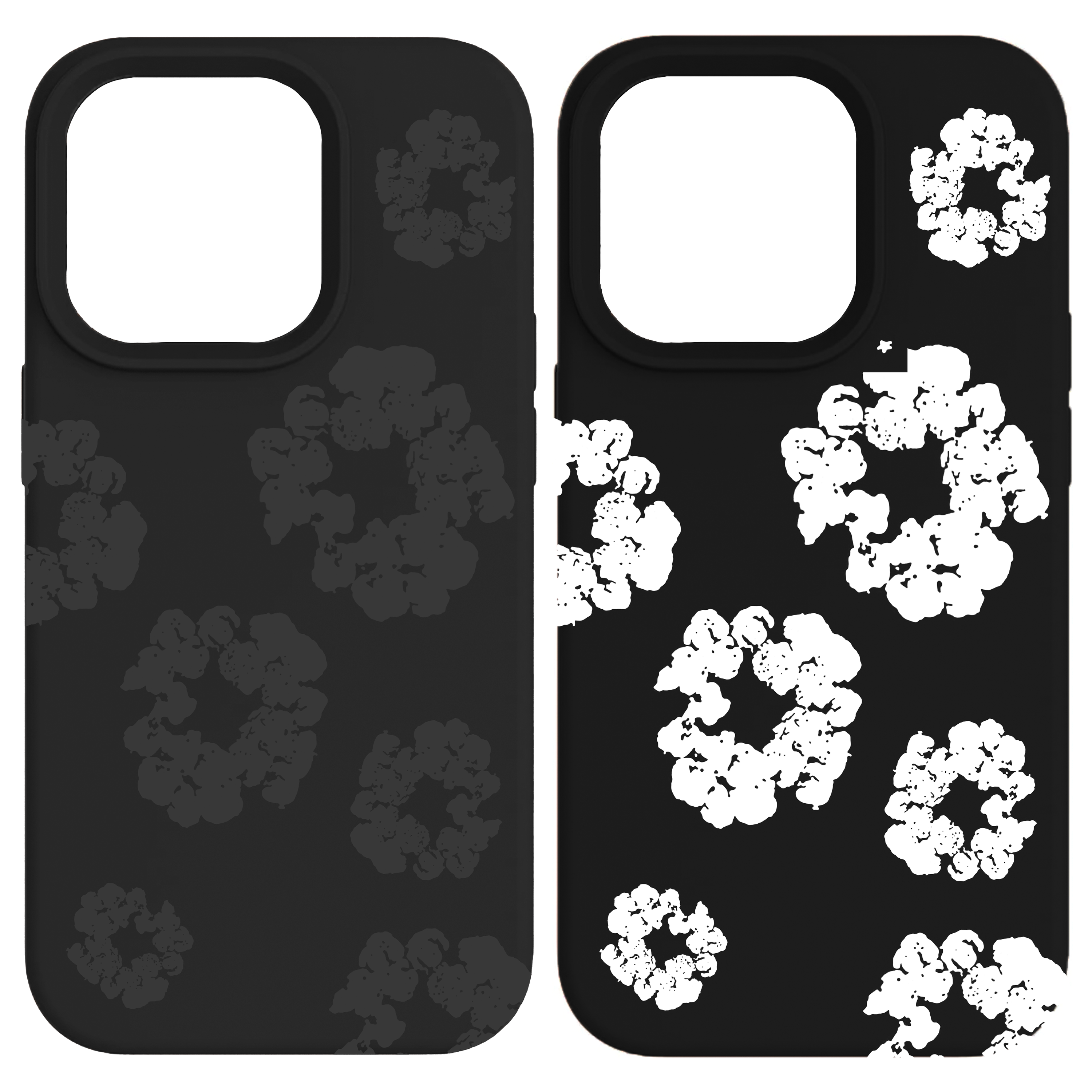 Cotton Wreath Case Bundle (Black/Black x Black/White)