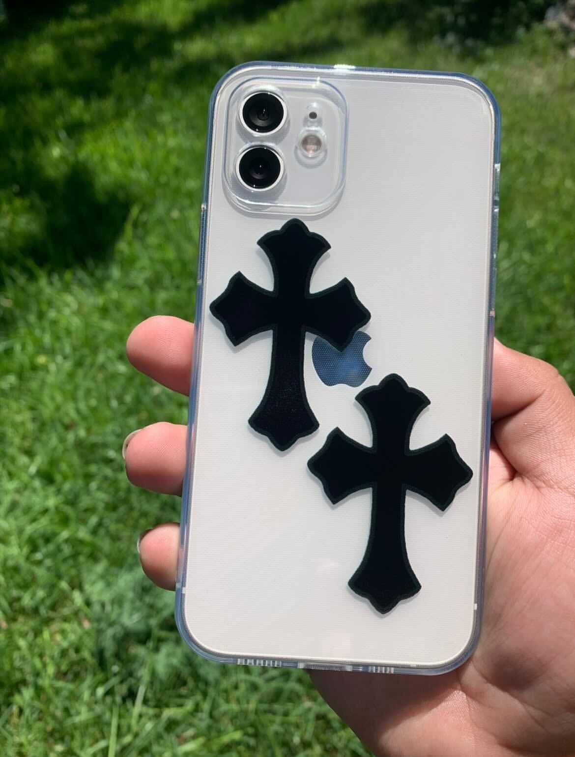 Black Crosses iPhone Case The Case Market